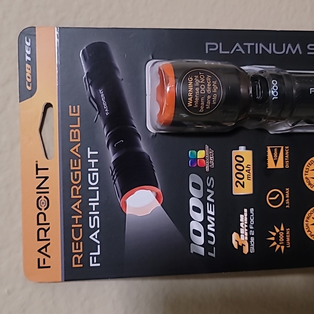 Rechargeable Flashlight - Picture 2 of 4